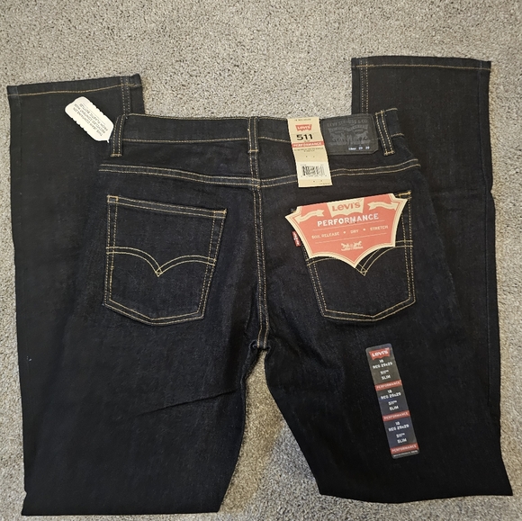 Boys Levi's 511 slim blue jeans size 18 Reg 29x29 slim fit - Picture 5 of 5